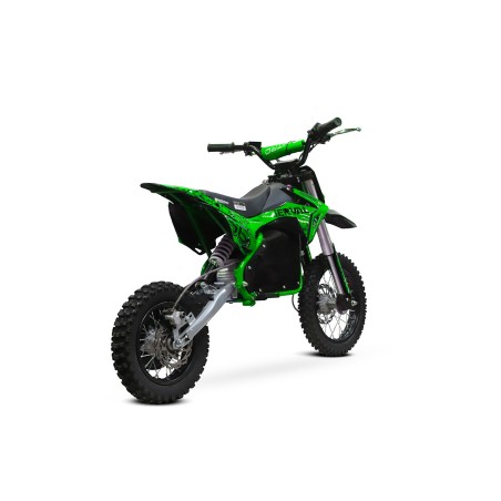 Dirt bike électrique enfant LMR 1200w Lithium 10/12" - vert - LeMin...