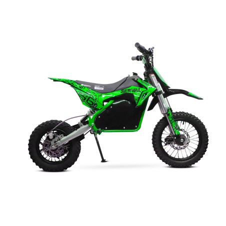 Dirt bike électrique enfant LMR 1200w Lithium 10/12" - vert - LeMin...