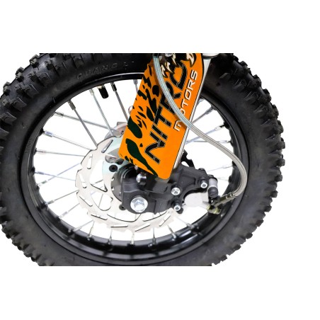 Dirt bike électrique enfant LMR 1200w Lithium 10/12" - orange - LeM...
