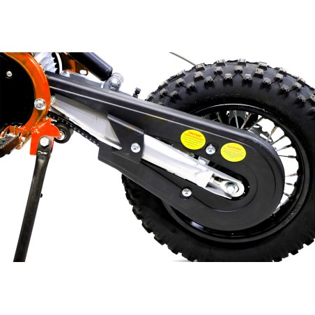 Dirt bike électrique enfant LMR 1200w Lithium 10/12" - orange - LeM...