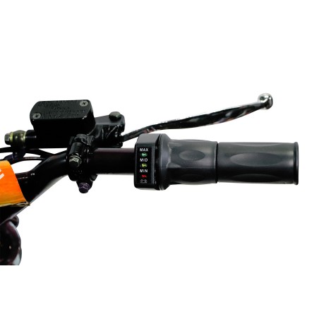 Dirt bike électrique enfant LMR 1200w Lithium 10/12" - orange - LeM...