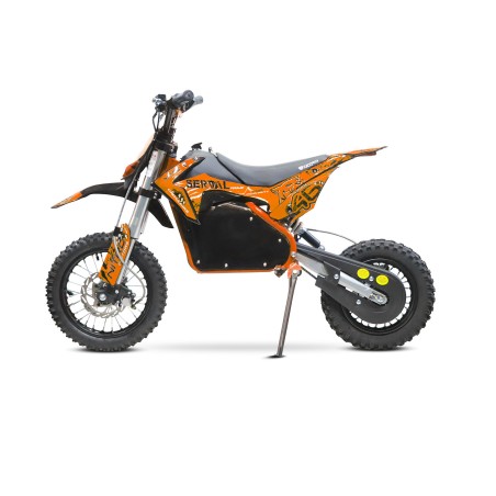 Dirt bike électrique enfant LMR 1200w Lithium 10/12" - orange - LeM...