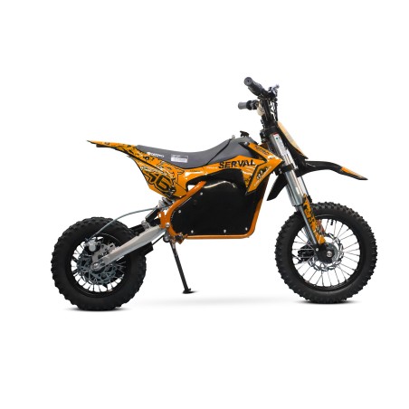 Dirt bike électrique enfant LMR 1200w Lithium 10/12" - orange - LeM...