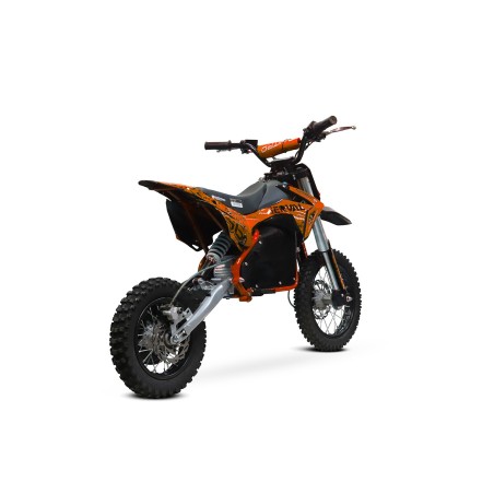 Dirt bike électrique enfant LMR 1200w Lithium 10/12" - orange - LeM...