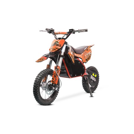 Dirt bike électrique enfant LMR 1200w Lithium 10/12" - orange - LeM...