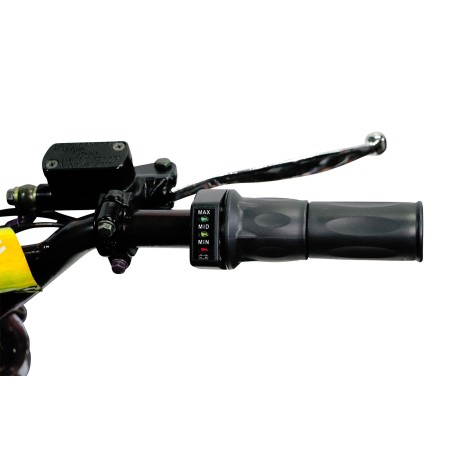 Dirt bike électrique enfant LMR 1200w Lithium 10/12" - jaune - LeMi...