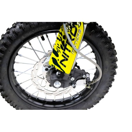 Dirt bike électrique enfant LMR 1200w Lithium 10/12" - jaune - LeMi...