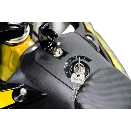 Dirt bike électrique enfant LMR 1200w Lithium 10/12" - jaune - LeMi...