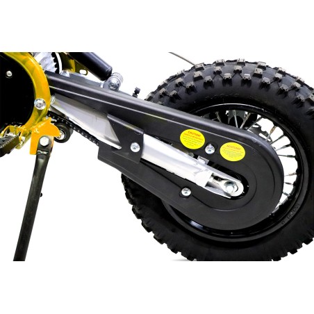 Dirt bike électrique enfant LMR 1200w Lithium 10/12" - jaune - LeMi...