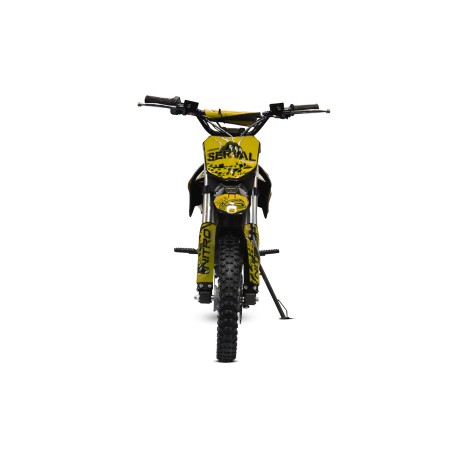 Dirt bike électrique enfant LMR 1200w Lithium 10/12" - jaune - LeMi...