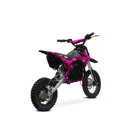 Dirt bike électrique enfant LMR 1200w Lithium 10/12" - rose - LeMin...