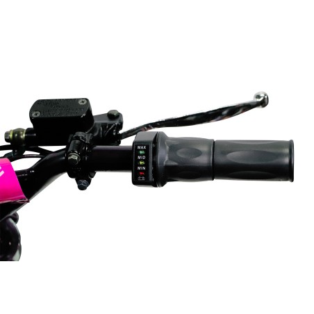 Dirt bike électrique enfant LMR 1200w Lithium 10/12" - rose - LeMin...