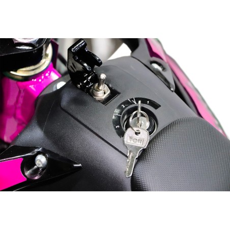 Dirt bike électrique enfant LMR 1200w Lithium 10/12" - rose - LeMin...