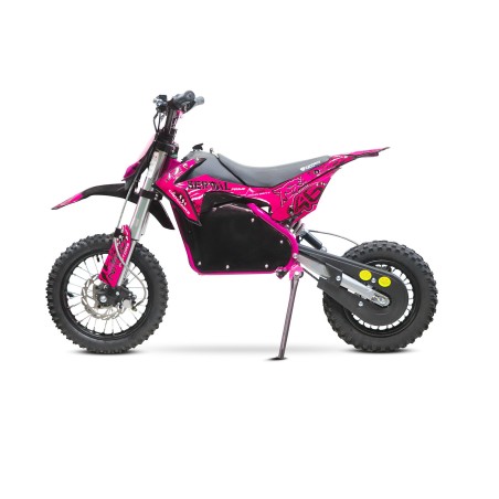 Dirt bike électrique enfant LMR 1200w Lithium 10/12" - rose - LeMin...