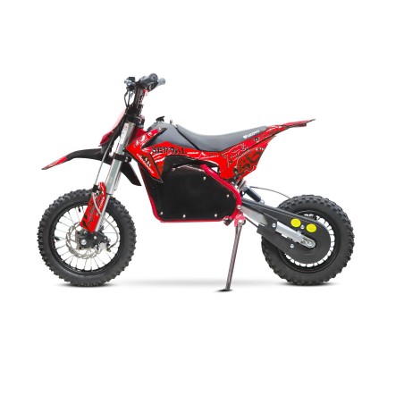 Dirt bike électrique enfant LMR 1200w Lithium 10/12" - rouge - LeMi...