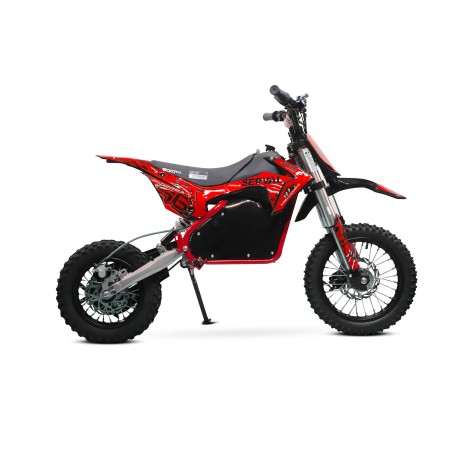 Dirt bike électrique enfant LMR 1200w Lithium 10/12" - rouge - LeMi...