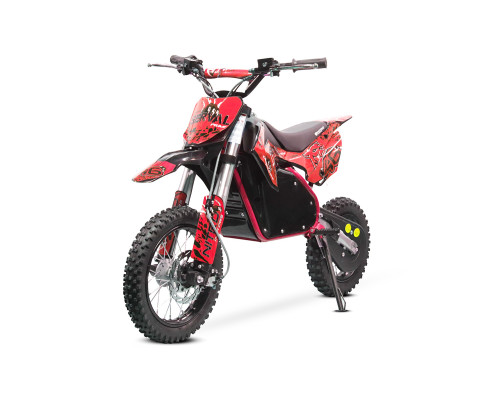 Dirt bike électrique enfant LMR 1200w Lithium 10/12" - rouge
