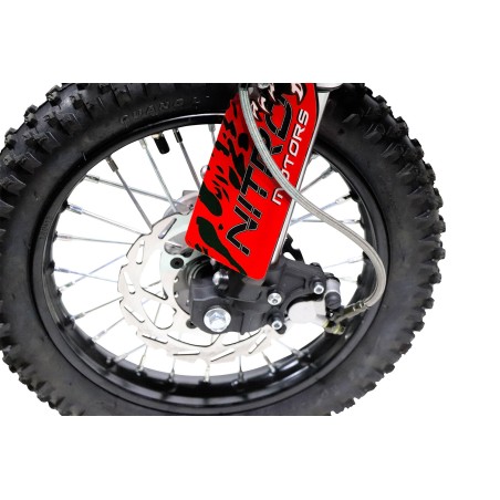 Dirt bike électrique enfant LMR 1200w Lithium 10/12" - rouge - LeMi...