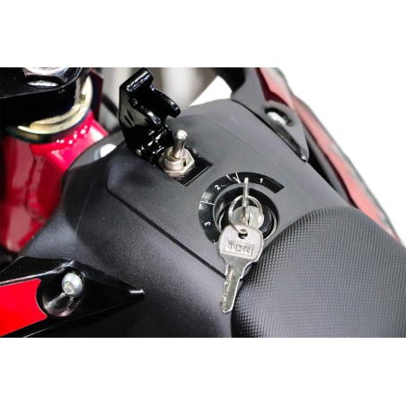 Dirt bike électrique enfant LMR 1200w Lithium 10/12" - rouge - LeMi...