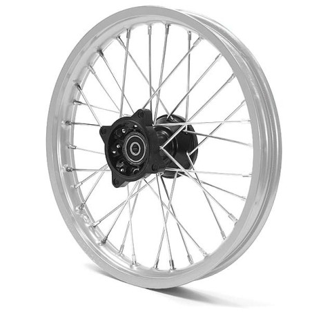 Pièces détachées Dirt bike, Pit bike Jantes 12" avant Racing - axe Ã¸12mm Chrome LMR PARTS