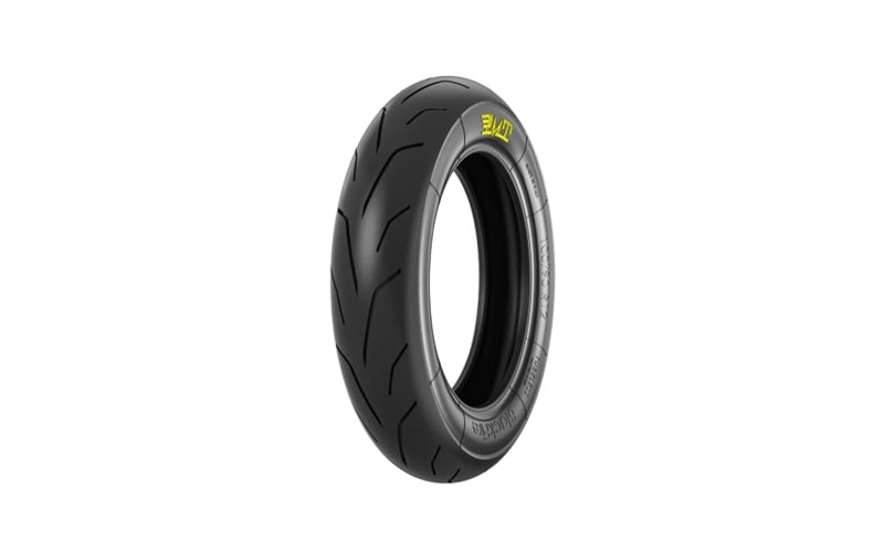 Pièces détachées Dirt bike, Pit bike Pneu PMT Semi slick 100/90-12 - Medium - Blackfire homologué PMT