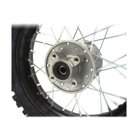 Pièces détachées Dirt bike, Pit bike Roue complète arrière acier 14" - axe 12mm LMR PARTS