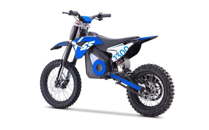 Dirt bike électrique enfant OFFMX 1300w 12/14" - bleu