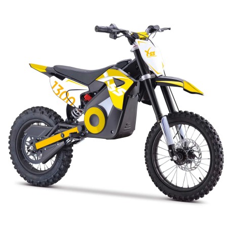Dirt bike électrique enfant XSS 1300w 12/14" - jaune - LeMiniRider