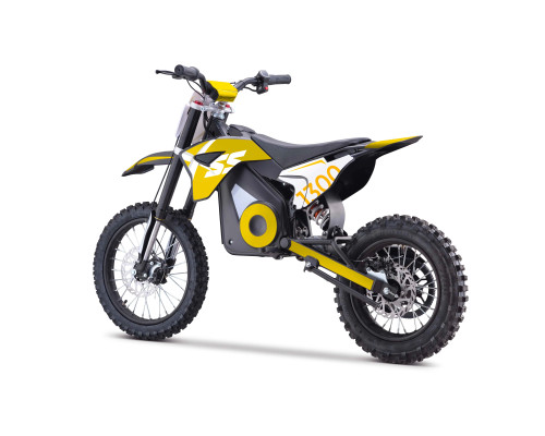Dirt bike électrique enfant XSS 1300w 12/14" - jaune
