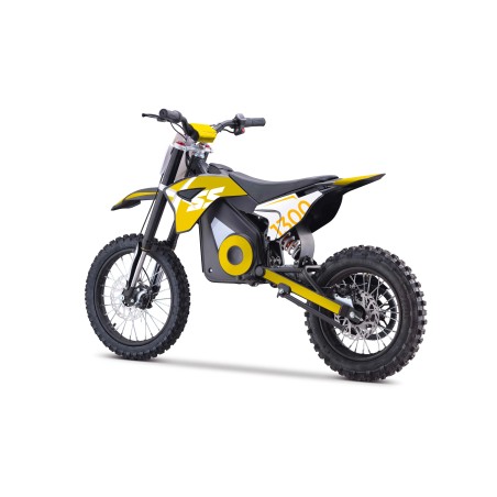 Dirt bike électrique enfant XSS 1300w 12/14" - jaune - LeMiniRider