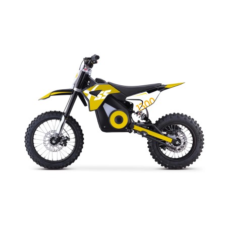Dirt bike électrique enfant XSS 1300w 12/14" - jaune - LeMiniRider