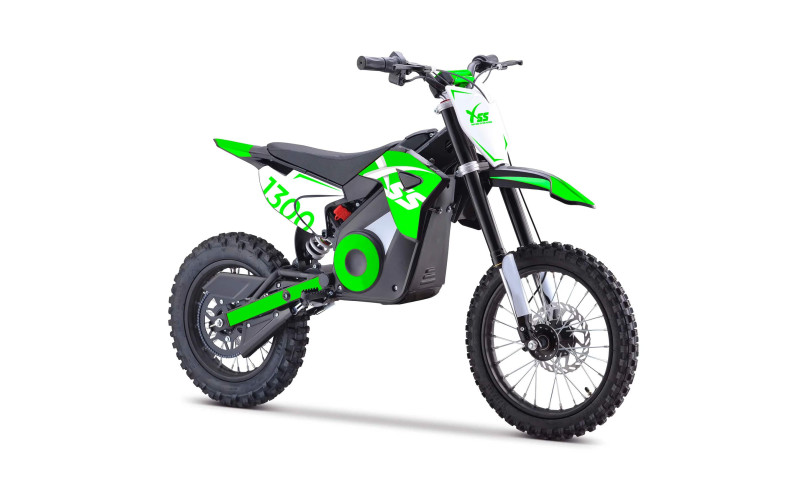 Dirt bike électrique enfant XSS 1300w 12/14" - vert