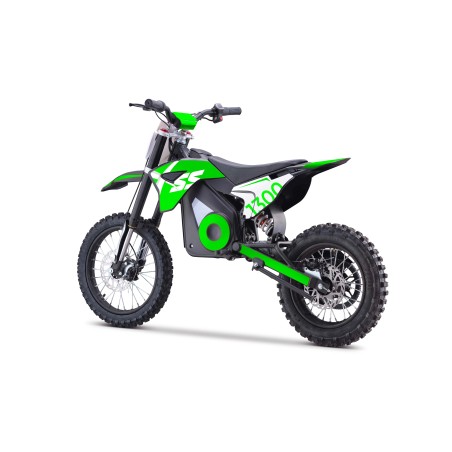 Dirt bike électrique enfant XSS 1300w 12/14" - vert - LeMiniRider