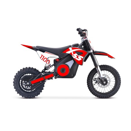 Dirt bike électrique enfant XSS 1100w 10/12" - rouge - LeMiniRider