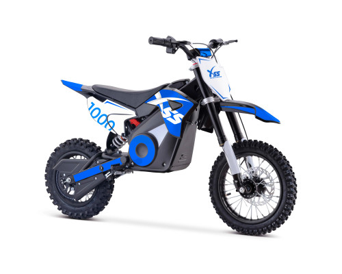Dirt bike électrique enfant OFFMX 1000w 10/12" - bleu
