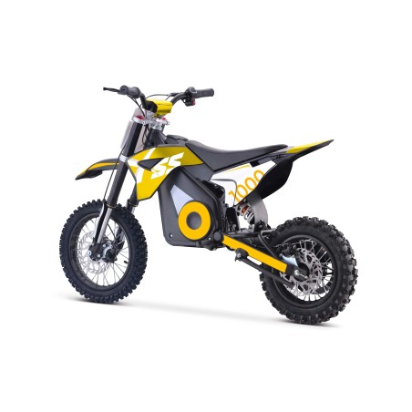 Dirt bike électrique enfant XSS 1000w 10/12" - jaune - LeMiniRider