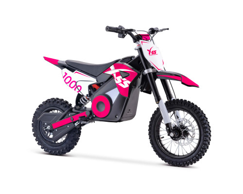 Dirt bike électrique enfant XSS 1000w 10/12" - rose