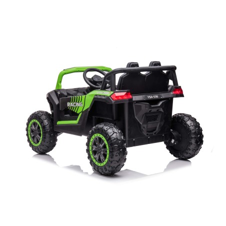 Buggy électrique enfant LMR HUROK 1 place 12V, 4 moteurs, télécommande parentale 2.4 GHz - vert Voitures électriques