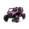 Buggy électrique enfant LMR HUROK 1 place 12V, 4 moteurs, télécommande parentale 2.4 GHz - rose Voitures électriques