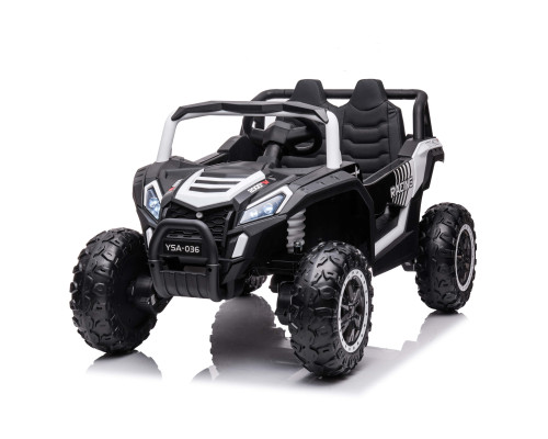 Buggy électrique enfant LMR HUROK 1 place 12V, 4 moteurs, télécommande parentale 2.4 GHz - blanc Voitures électriques