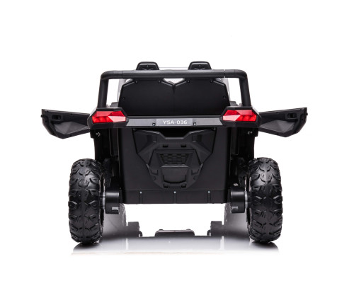 Buggy électrique enfant LMR HUROK 1 place 12V, 4 moteurs, télécommande parentale 2.4 GHz - blanc Voitures électriques