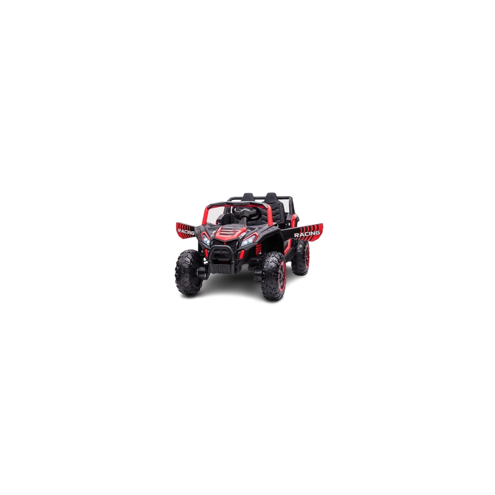 Buggy électrique enfant KINGTOYS - Sportax 80W 4x4 - Rouge