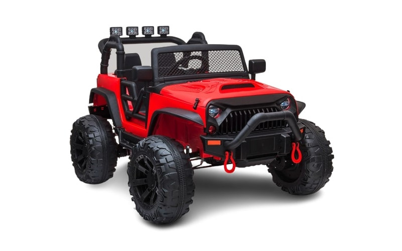 Voiture électrique enfant KINGTOYS - 4X4 Big Rock 80W - Rouge