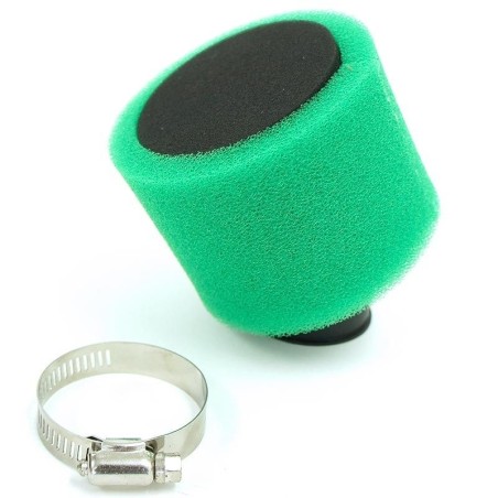 Pièces détachées Dirt bike, Pit bike Filtres à air et filtre essence Double Mousse Vert Ã¸35mm LMR PARTS