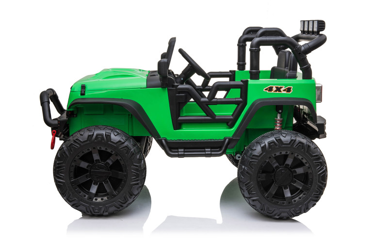 4X4 électrique enfant LMR - Big Mountain 4x35w, télécommande parentale 2.4 Ghz - vert Voitures électriques