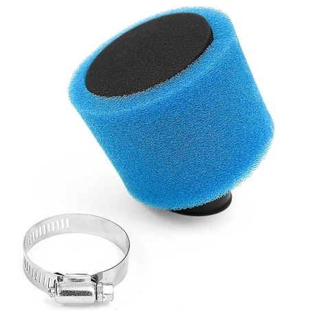 Pièces détachées Dirt bike, Pit bike Filtres à air et filtre essence Double Mousse Bleu Ã¸44mm LMR PARTS