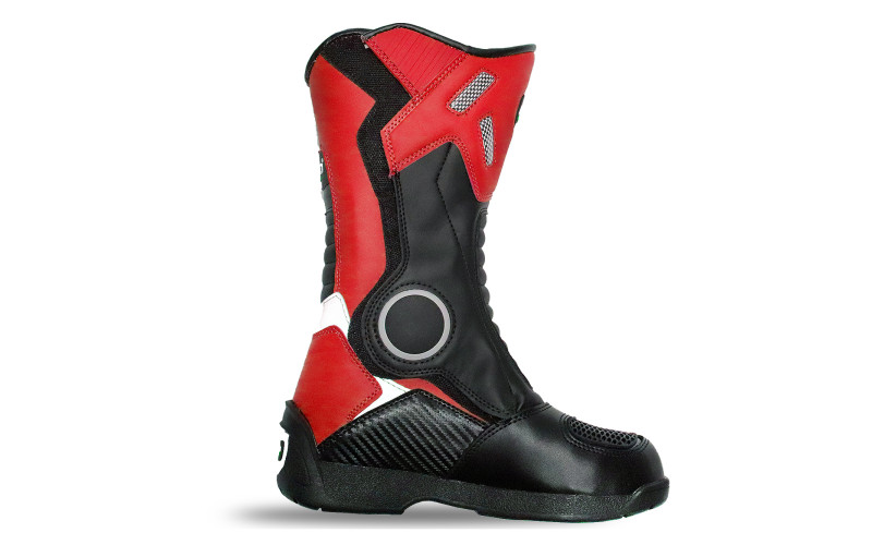 Bottes motocross enfants Kimo - rouge