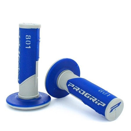 Pièces détachées Dirt bike, Pit bike Poignées progrip gris/bleu Progrip