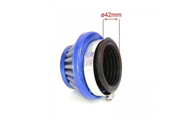 Pièces détachées Filtres à air et filtre essence Pocket bike Ã¸42mm - Bleu LMR PARTS