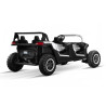 Buggy électrique enfant LMR HUROK XXL 4 places 12V blanc, 4 moteurs 150w, télécommande parentale 2.4 GHz - vert Voitures élec...